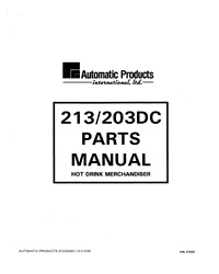 AP 213/203DC MODELS PARTS MANUAL